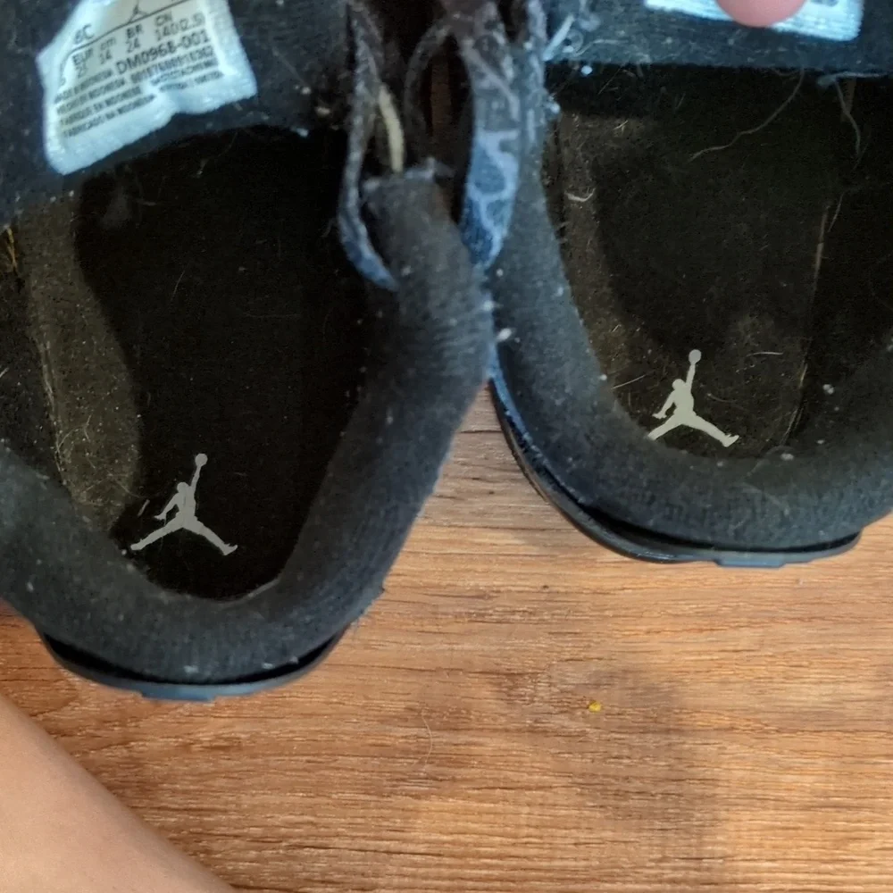 Jordan Black Kids Sneakers